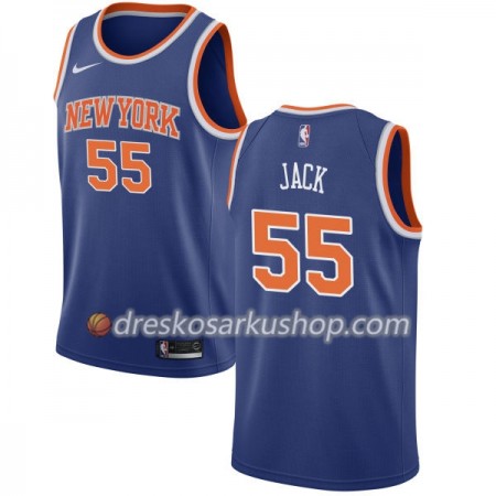 Muški NBA Dres New York Knicks Jarrett Jack 55 Nike 2017-18 Plava Swingman